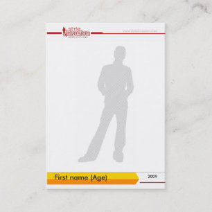 Visite Carte de collection personnalisée #2 de style