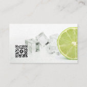 Visite Carte de commande personnalisée - Chaux (Dos)