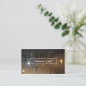 Visite carte de commentaire de pluie automne (Debout devant)