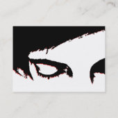 Visite carte de commentaire de style d'émo (Dos)