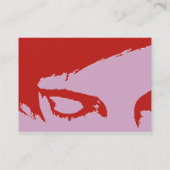 Visite carte de commentaire de style d'émo (Dos)