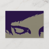 Visite carte de commentaire de style d'emo (Dos)