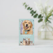 Visite Carte de commerce de chien de thérapie (Debout devant)