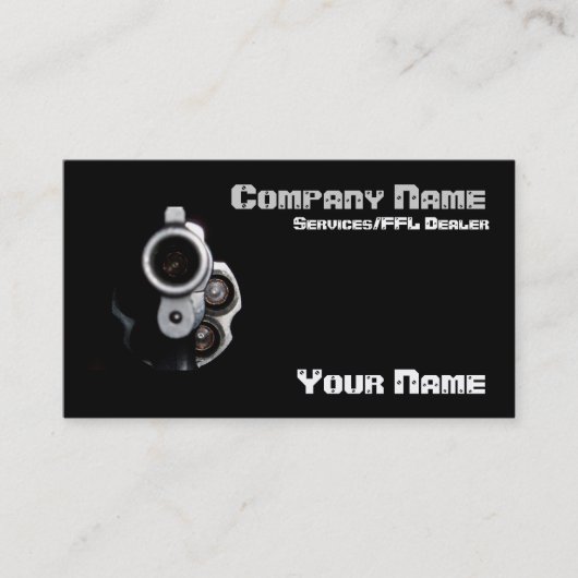 Visite carte de commerce revolver ffl 2 (Devant)
