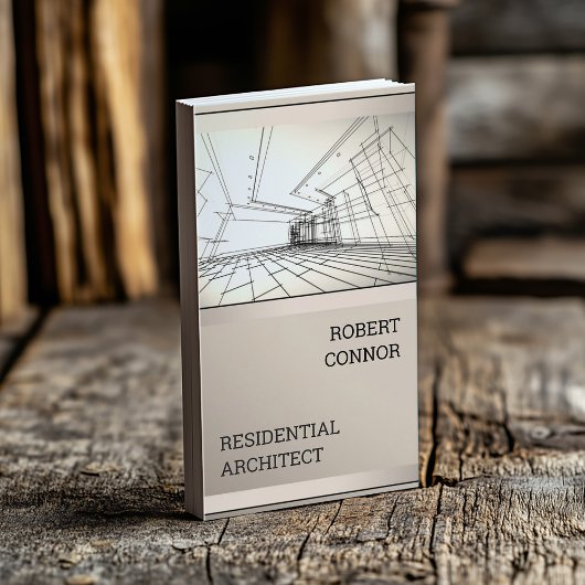 Visite Carte de conception de maison de dessin d'architec