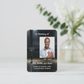 Visite Carte de condoléances chrétienne de poche - Jeu de (Debout devant)