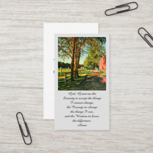 Visite Carte de condoléances élégante pour mémorial