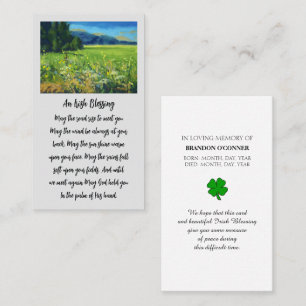 Visite Carte de condoléances pour la campagne en souvenir