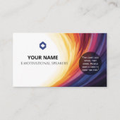 Visite Carte de conférencier motivateur (Devant)
