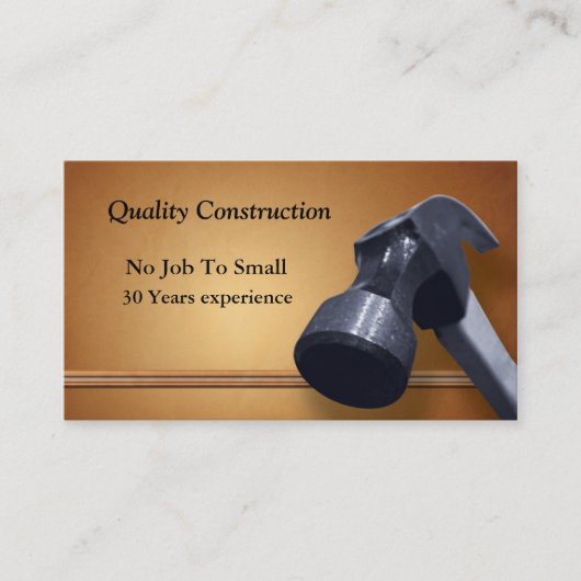 Visite Carte de construction (Devant)