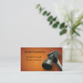 Visite Carte de construction (Debout devant)