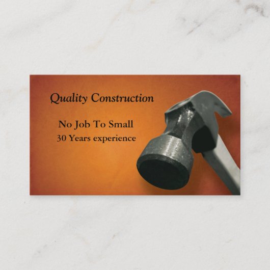 Visite Carte de construction (Devant)