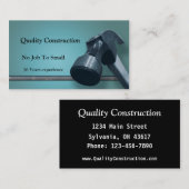 Visite Carte de construction (Devant / Derrière)