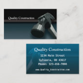 Visite Carte de construction (Devant / Derrière)