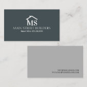 Visite Carte de construction de bâtiments modernes (Devant / Derrière)