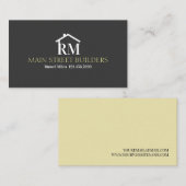 Visite Carte de construction de constructeur (Devant / Derrière)