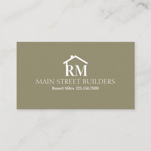 Visite Carte de construction de constructeur (Devant)