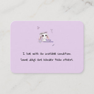 Visite Carte de contact de soutien personnalisée avec lap