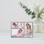 Visite Carte de contact Images de design simple (Debout devant)