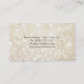 Visite Carte de cosmétologiste à la crème chatoyante simp (Dos)