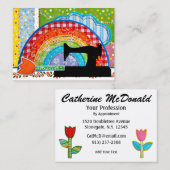 Visite Carte de couture / de couchage - SRF (Devant / Derrière)