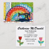 Visite Carte de couture / de couchage - SRF (Devant / Derrière)