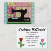 Visite Carte de couture / de couchage - SRF (Devant / Derrière)