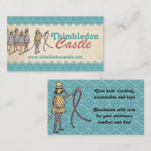 Visite Carte de couture d'ouvrière couturière d'armée de (Devant / Derrière)