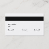 Visite Carte de crédit (Dos)