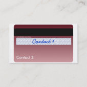 Visite Carte de crédit (Dos)