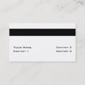 Visite Carte de crédit (Dos)