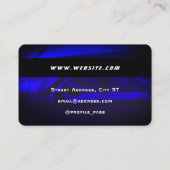 Visite Carte de crédit automobile  (Dos)