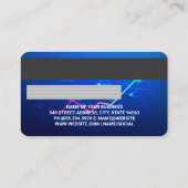 Visite Carte de crédit | Débit | Finances | Graphiques bo (Dos)