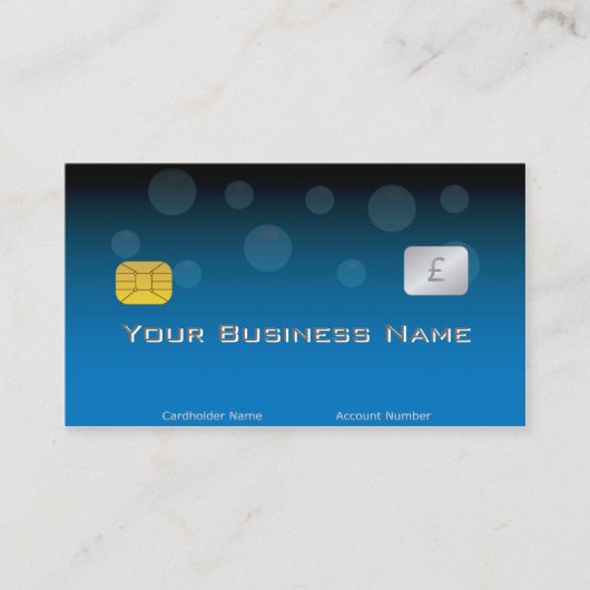 Visite Carte de crédit Faux Professionnel (Devant)