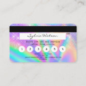 Visite Carte de crédit Holos Nail Tech (Dos)