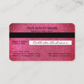 Visite Carte de crédit maquillage de Parties scintillant  (Dos)