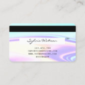 Visite Carte de crédit moderne (Dos)