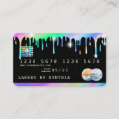 Visite Carte de crédit moderne Holograph Drives (Devant)