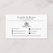 Visite Carte de crédit | Not Editable Zazzle Template (Dos)