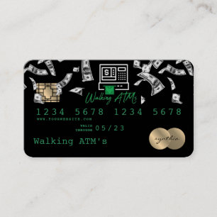 Visite Carte de crédit personnalisée Stylisée