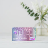 Visite Carte de crédit Rose Gold Driving Gold Ajoutez vot (Debout devant)