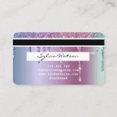 Visite Carte de crédit Rose Gold Driving Gold Ajoutez vot (Dos)