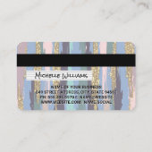 Visite Carte de crédit | Style Boho (Dos)