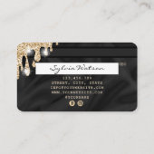 Visite Carte de crédit Styled ajouter votre logo Drip Gol (Dos)