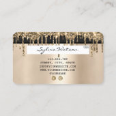 Visite Carte de crédit Styled Driving Gold (Dos)