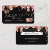 Visite Carte de crédit Styled Driving Gold (Devant / Derrière)