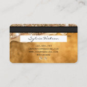 Visite Carte de crédit Styled Driving Gold (Dos)