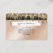 Visite Carte de crédit Styled Driving Gold (Dos)