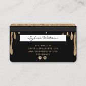 Visite Carte de crédit Styled Driving Gold (Dos)