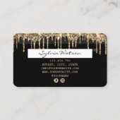 Visite Carte de crédit Styled Driving Gold ajouter le log (Dos)